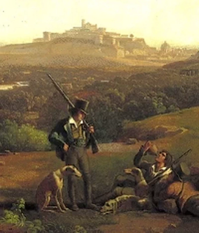 34-Particolare del quadro -Paesaggio nelle vicinanze di Brescia-1822 